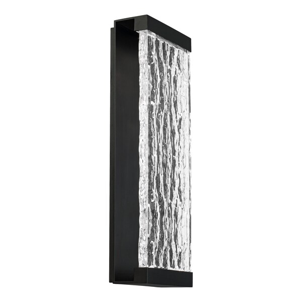 Dweled Fusion 20in LED Indoor and Outdoor Wall Light 3000K in Black WS-W391 - main